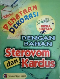 Image of Penataan Dekorasi dengan Bahan Sterovom dan Kardus