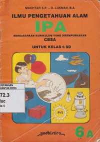 Image of Ilmu Pengetahuan IPA  CBSA kelas 6A SD