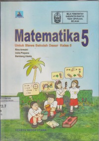 Image of Matematika untuk Siswa Sekolah Dasar Kelas 5