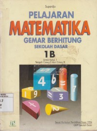 Image of Pelajaran Matematika Gemar Berhitung Sekolah Dasar Kelas 1B