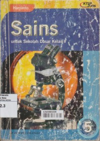 Image of Sains untuk Sekolah Dasar Kelas V