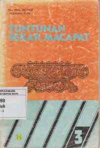 Image of Tuntunan Sekar Macapat 3